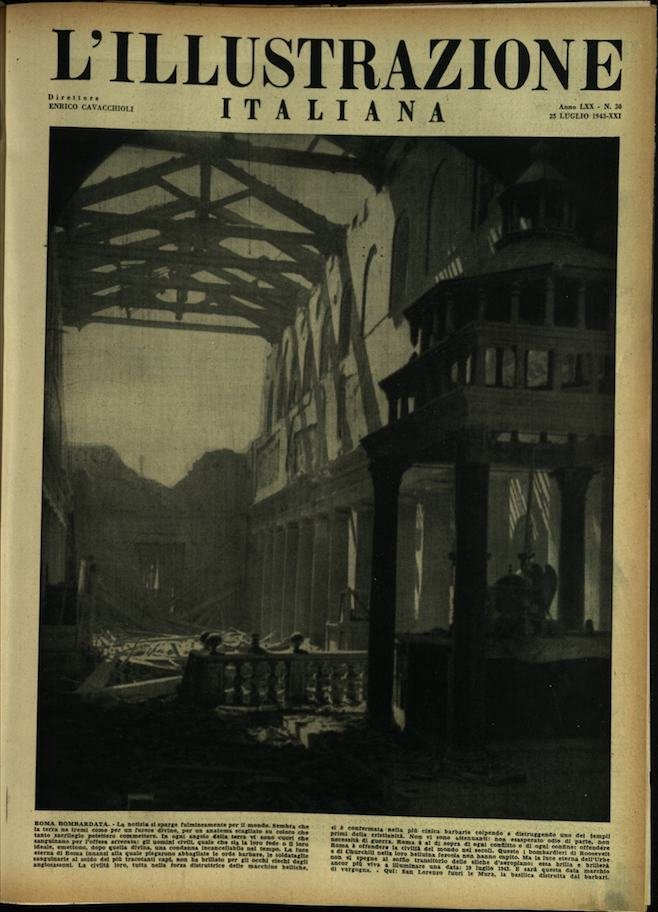 L'ILLUSTRAZIONE ITALIANA. 25 Luglio 1943. Anno 70 - N. 30. | Immagine principale