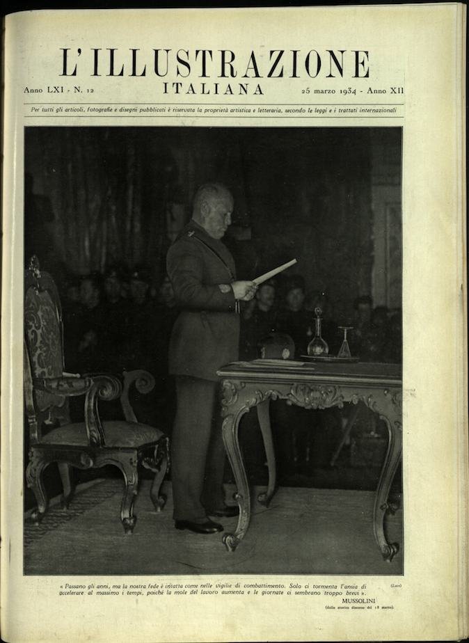 L'ILLUSTRAZIONE ITALIANA. 25 Marzo 1934. Anno 61 - N. 12. | Immagine principale