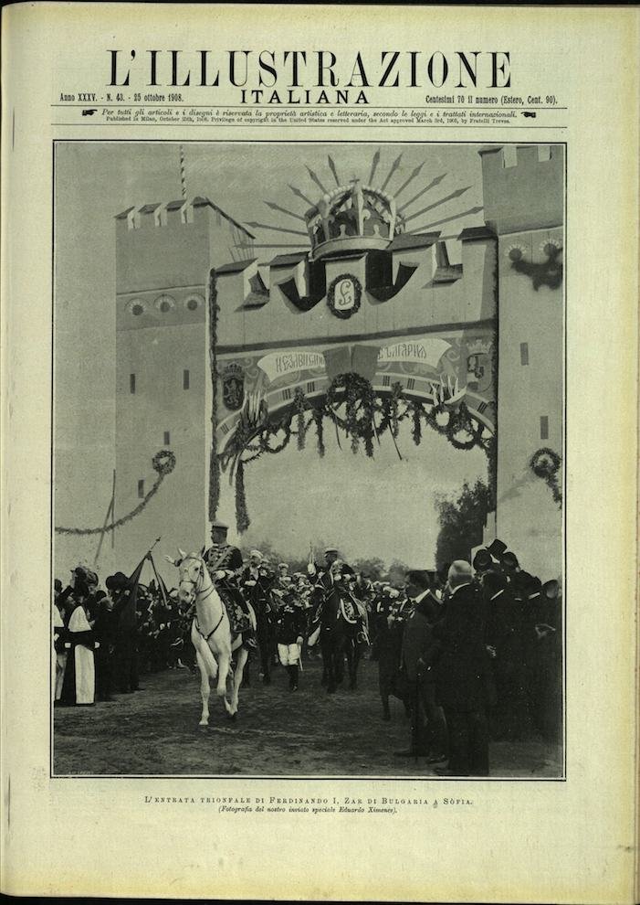 L'ILLUSTRAZIONE ITALIANA. 25 Ottobre 1908. Anno XXXV - N. 43.