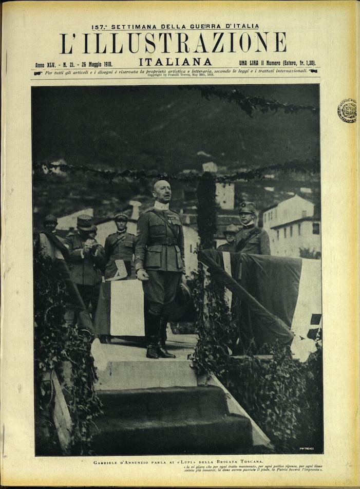 L'ILLUSTRAZIONE ITALIANA. 26 Maggio 1918. Anno XLV - N. 21. | Immagine principale