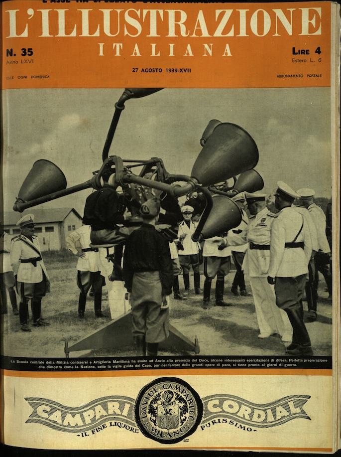 L'ILLUSTRAZIONE ITALIANA. 27 Agosto 1939. Anno 66 - N. 35. | Immagine principale