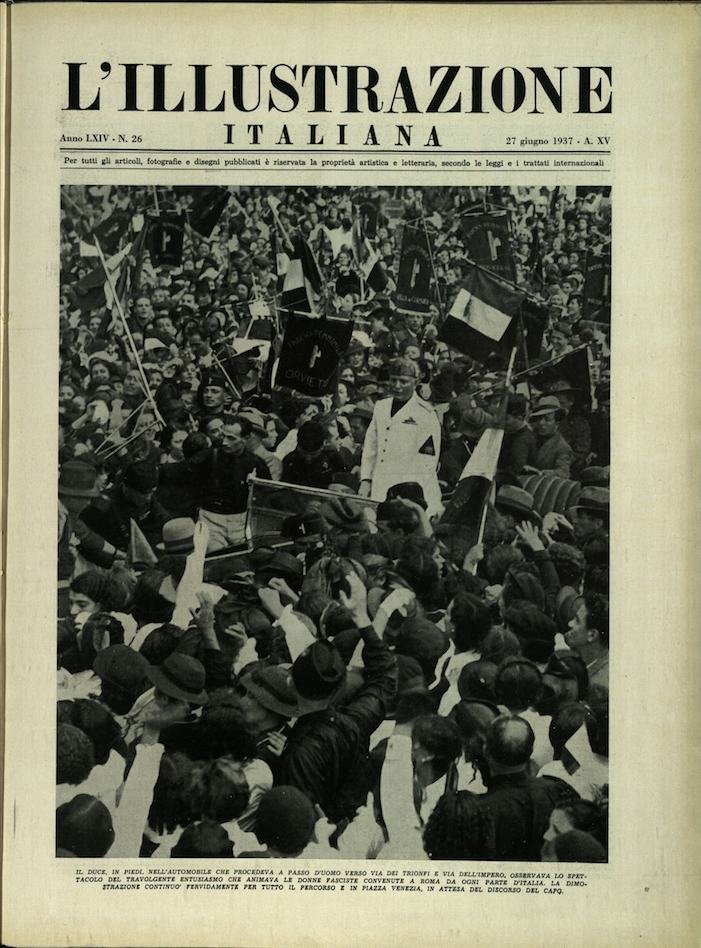 L'ILLUSTRAZIONE ITALIANA. 27 Giugno 1937. Anno 64 - N. 26. | Immagine principale