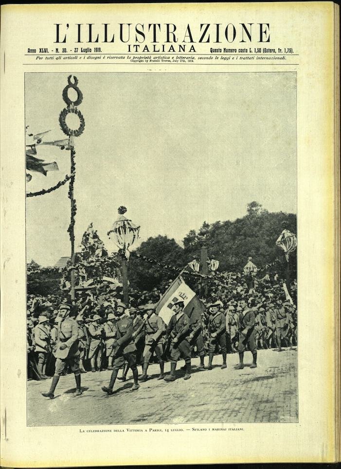 L'ILLUSTRAZIONE ITALIANA. 27 Luglio 1919. Anno XLVI - N. 30. | Immagine principale