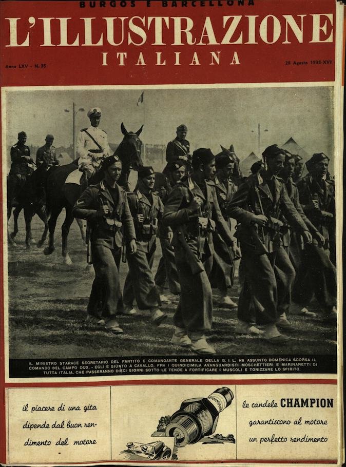 L'ILLUSTRAZIONE ITALIANA. 28 Agosto 1938. Anno 65 - N. 35. | Immagine principale