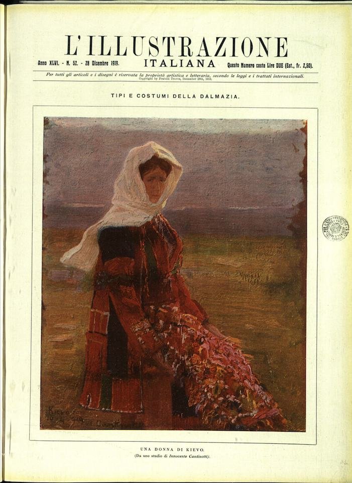 L'ILLUSTRAZIONE ITALIANA. 28 Dicembre 1919. Anno XLVI - N. 52. | Immagine principale