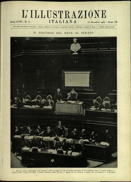 L'ILLUSTRAZIONE ITALIANA. 28 Dicembre 1930. Anno 57 - N. 52.