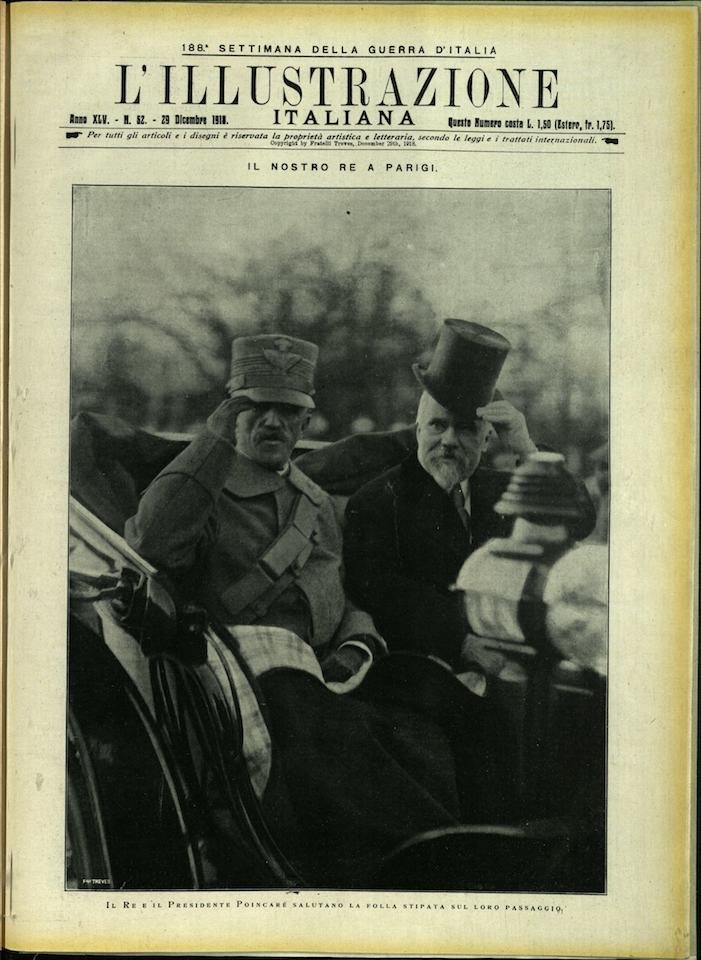 L'ILLUSTRAZIONE ITALIANA. 29 Dicembre 1918. Anno XLV - N. 52. | Immagine principale