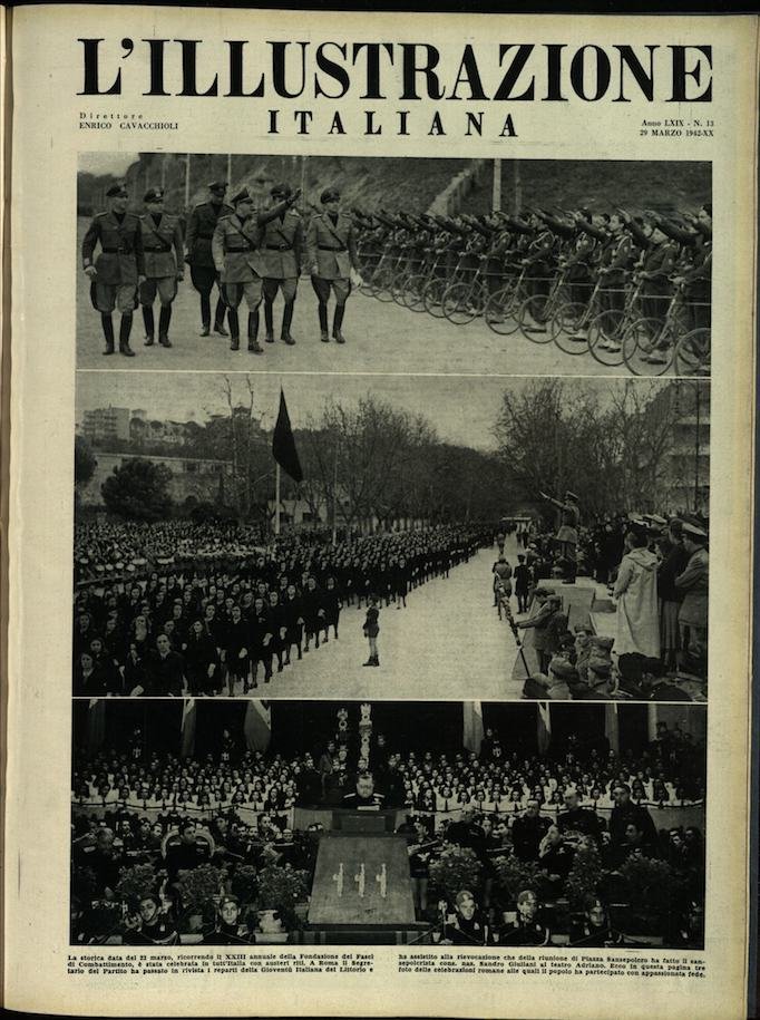 L'ILLUSTRAZIONE ITALIANA. 29 Marzo 1942. Anno 69 - N. 13. | Immagine principale