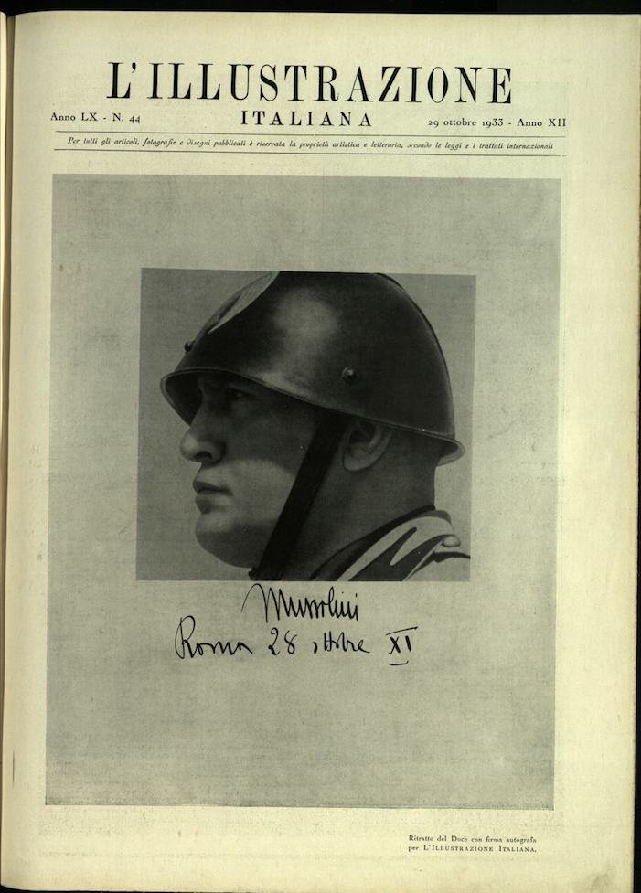 L'ILLUSTRAZIONE ITALIANA. 29 Ottobre 1933. Anno 60 - N. 44.