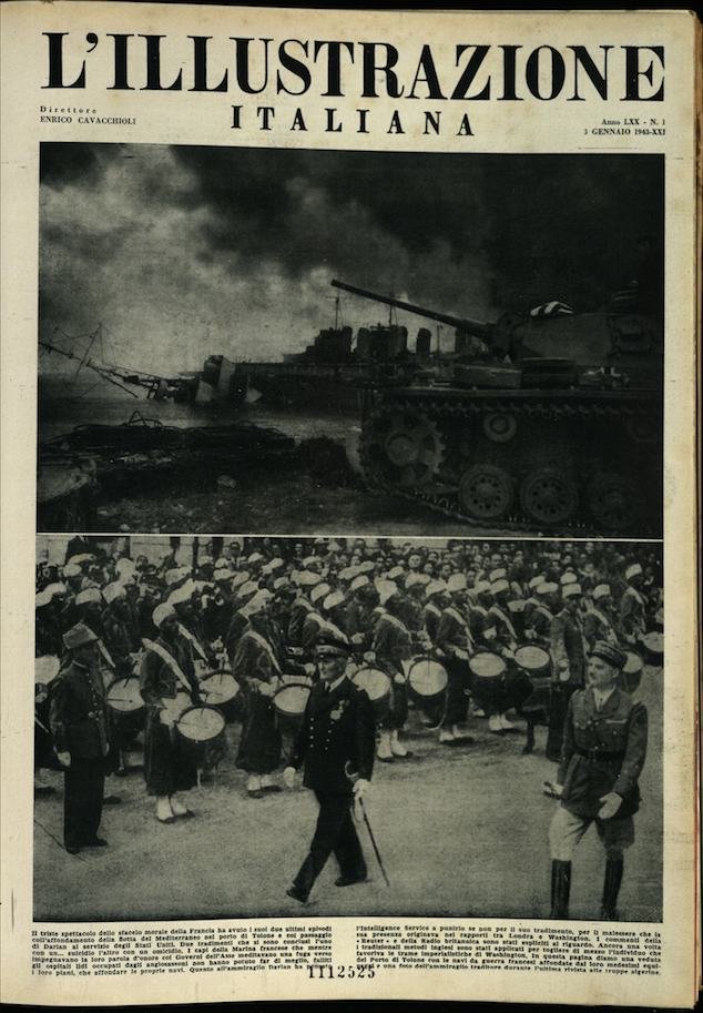 L'ILLUSTRAZIONE ITALIANA. 3 Gennaio 1943. Anno 70 - N. 1. | Immagine principale