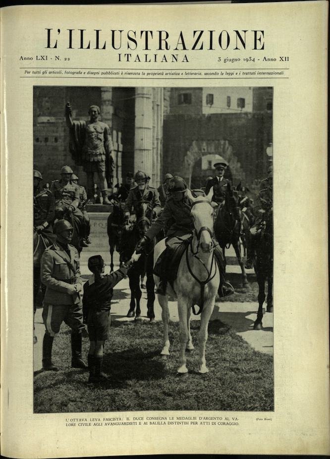 L'ILLUSTRAZIONE ITALIANA. 3 Giugno 1934. Anno 61 - N. 22. | Immagine principale