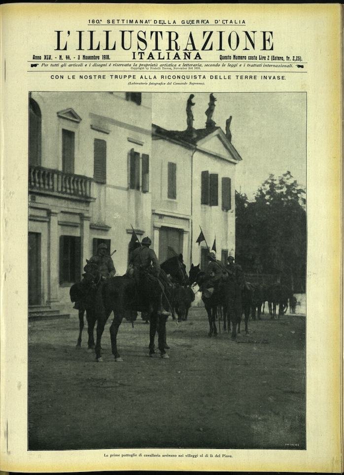 L'ILLUSTRAZIONE ITALIANA. 3 Novembre 1918. Anno XLV - N. 44. | Immagine principale