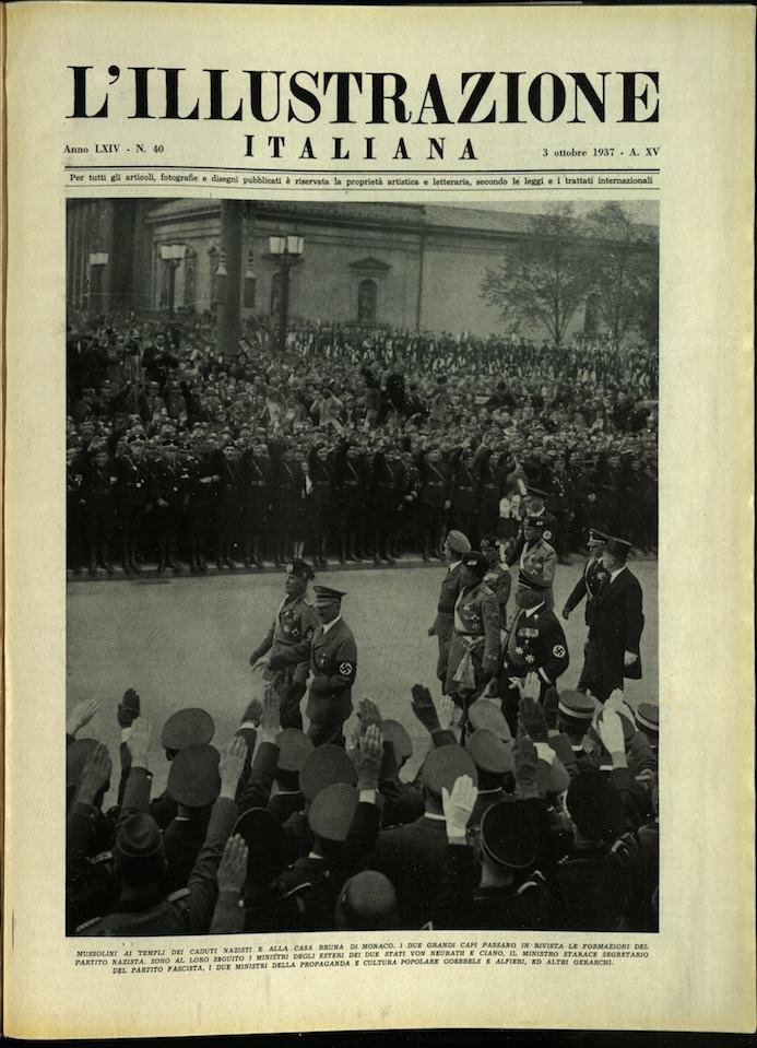 L'ILLUSTRAZIONE ITALIANA. 3 Ottobre 1937. Anno 64 - N. 40. | Immagine principale