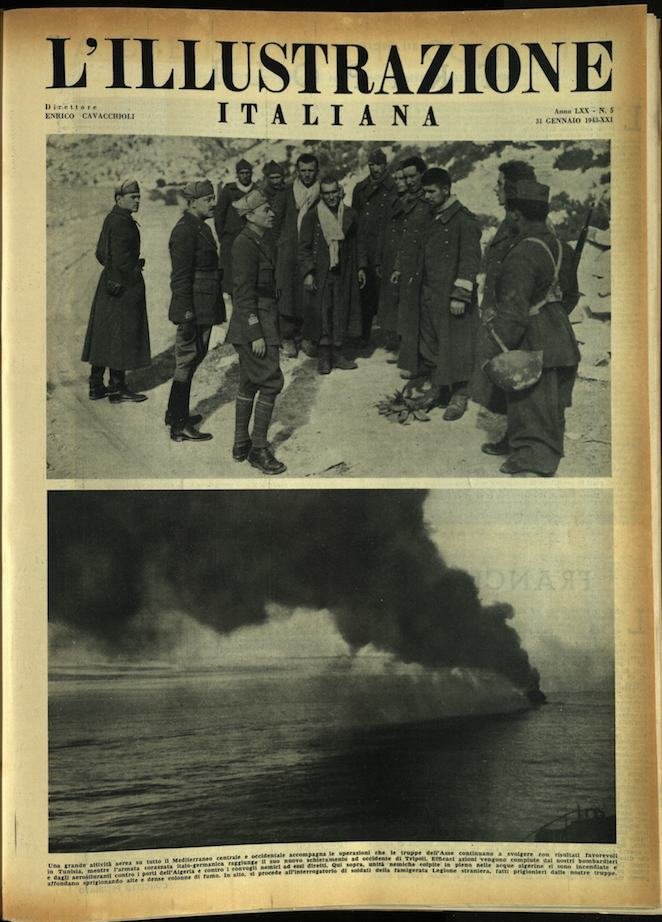 L'ILLUSTRAZIONE ITALIANA. 31 Gennaio 1943. Anno 70 - N. 5. | Immagine principale