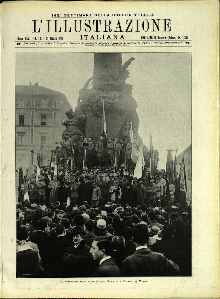 L'ILLUSTRAZIONE ITALIANA. 31 Marzo 1918. Anno XLV - N. 13. | Immagine principale