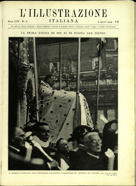 L'ILLUSTRAZIONE ITALIANA. 4 Agosto 1929. Anno 56 - N. 31.