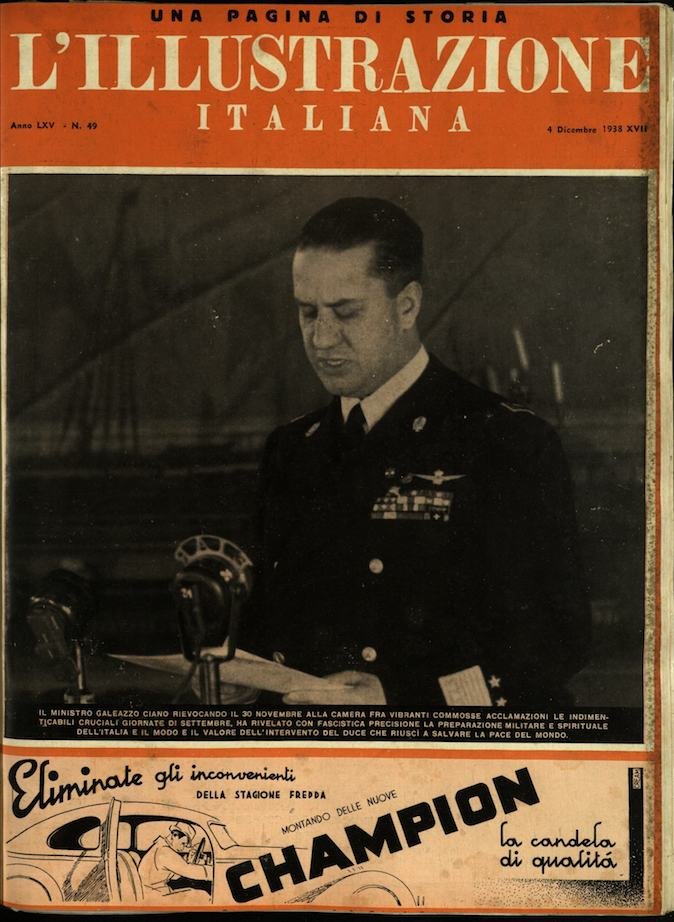 L'ILLUSTRAZIONE ITALIANA. 4 Dicembre 1938. Anno 65 - N. 49.