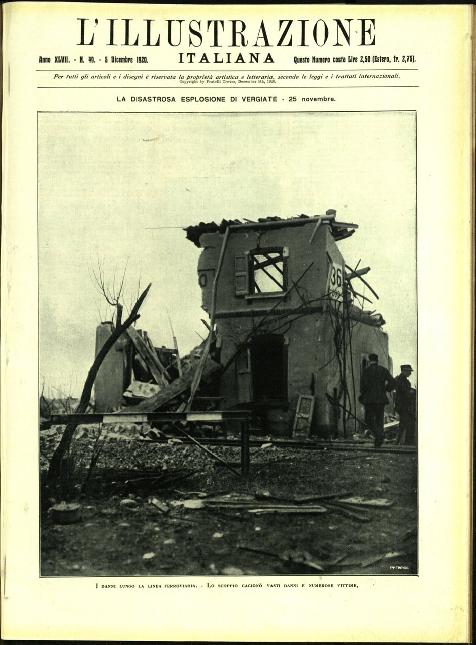 L'ILLUSTRAZIONE ITALIANA. 5 Dicembre 1920. Anno XLVII - N. 49. | Immagine principale