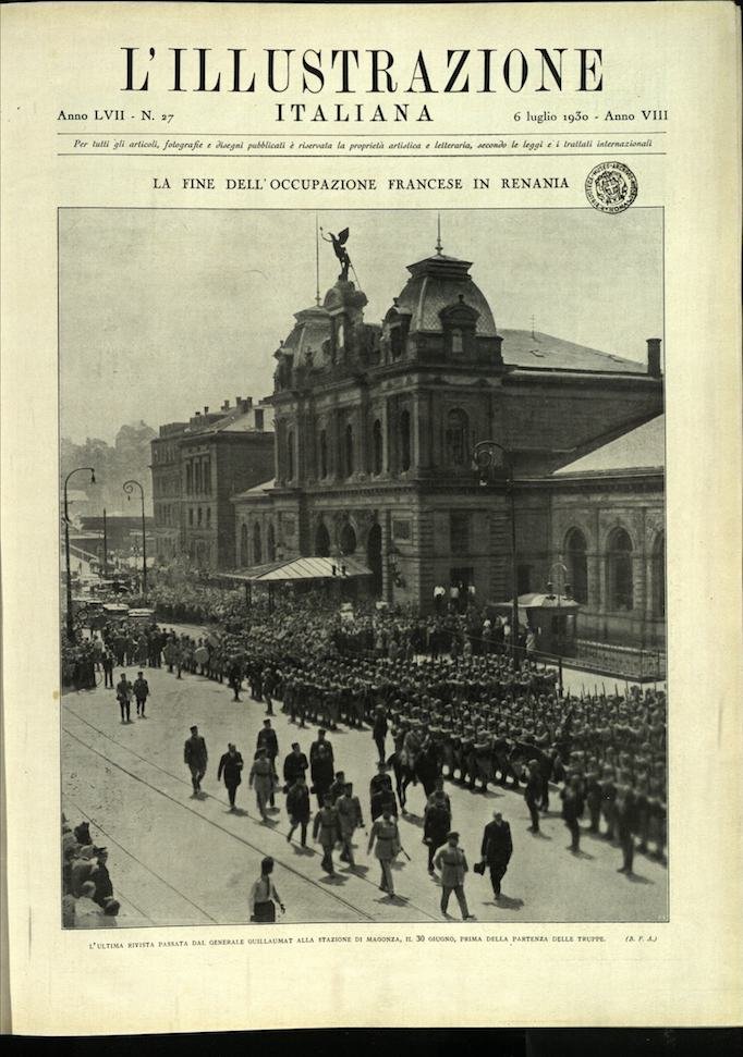 L'ILLUSTRAZIONE ITALIANA. 6 Luglio 1930. Anno 57 - N. 27. | Immagine principale