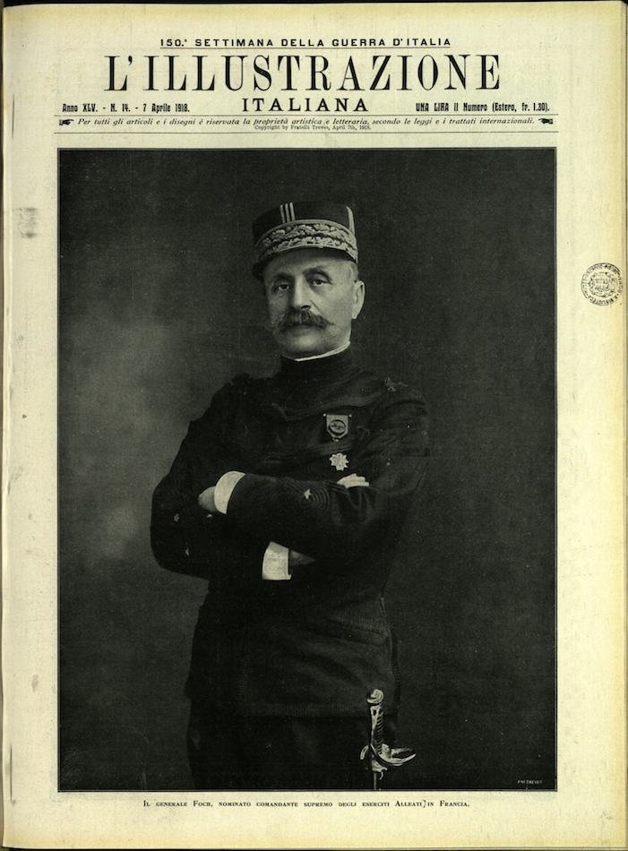L'ILLUSTRAZIONE ITALIANA. 7 Aprile 1918. Anno XLV - N. 14. | Immagine principale
