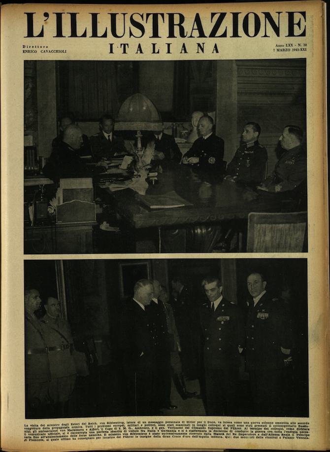 L'ILLUSTRAZIONE ITALIANA. 7 Marzo 1943. Anno 70 - N. 10.