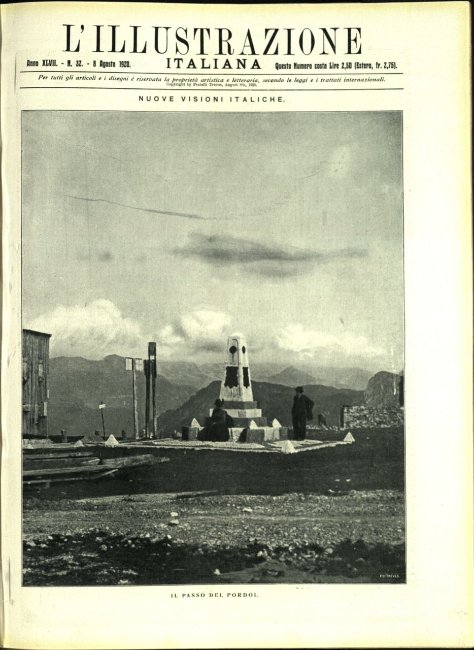 L'ILLUSTRAZIONE ITALIANA. 8 Agosto 1920. Anno XLVII - N. 32. | Immagine principale