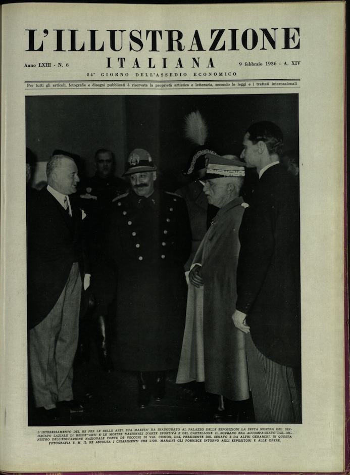 L'ILLUSTRAZIONE ITALIANA. 9 Febbraio 1936. Anno 63 - N. 6. | Immagine principale
