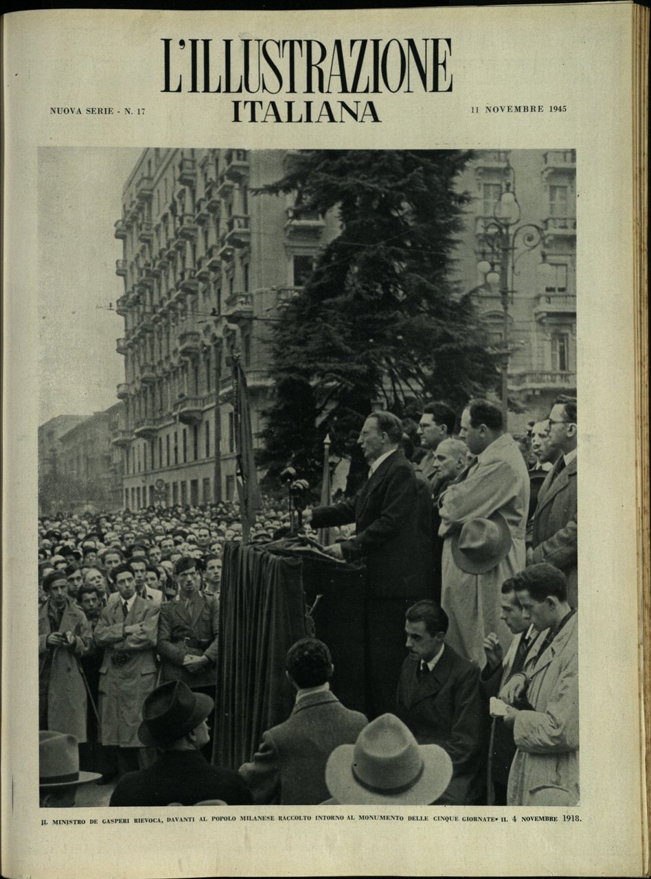 L'ILLUSTRAZIONE ITALIANA. Nuova Serie. 11 Novembre 1945. Anno 72 - … | Immagine principale