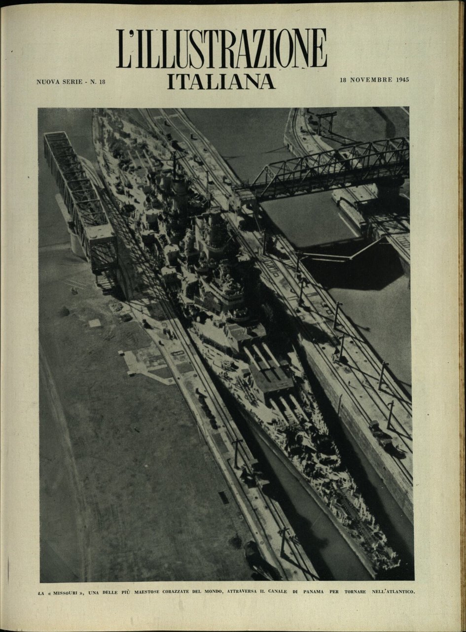 L'ILLUSTRAZIONE ITALIANA. Nuova Serie. 18 Novembre 1945. Anno 72 - … | Immagine principale