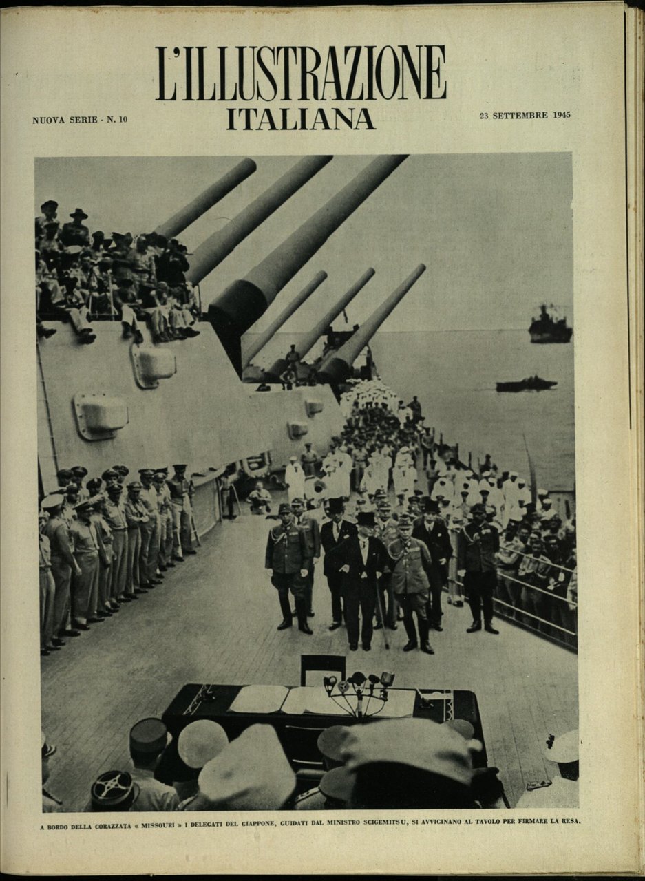 L'ILLUSTRAZIONE ITALIANA. Nuova Serie. 23 Settembre 1945. Anno 72 - … | Immagine principale