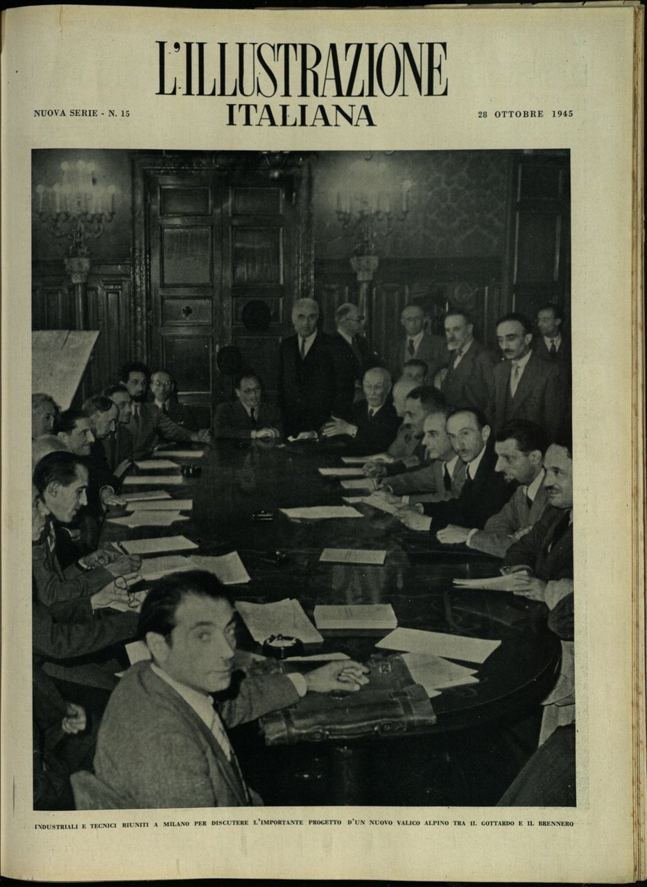 L'ILLUSTRAZIONE ITALIANA. Nuova Serie. 28 Ottobre 1945. Anno 72 - … | Immagine principale