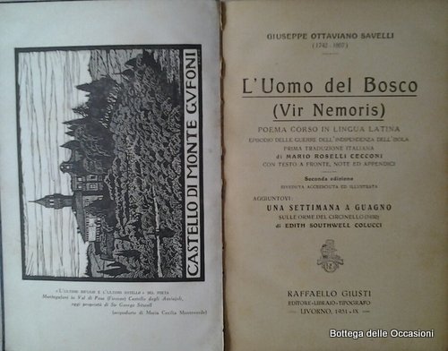 L'UOMO DEL BOSCO. - (Vir nemoris). Poema corso in lingua …