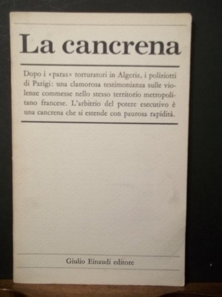 LA CANCRENA.