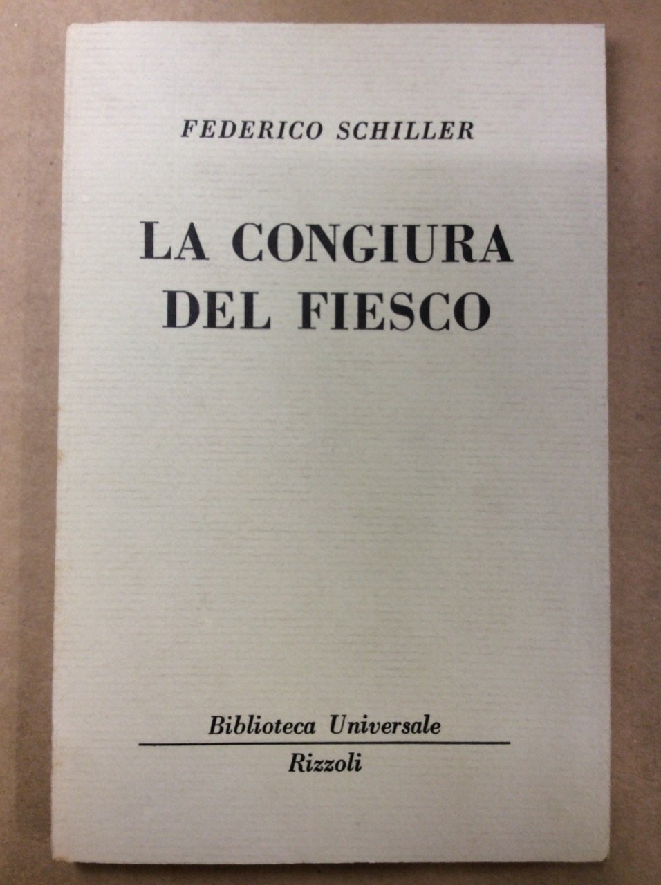 LA CONGIURA DEL FIESCO.