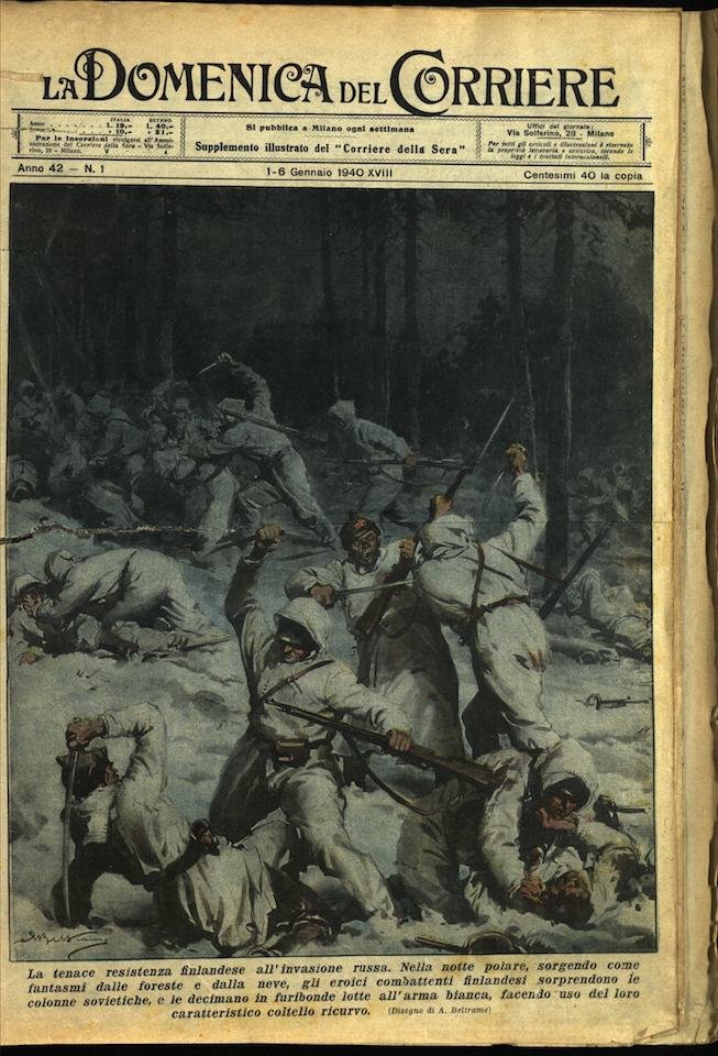 LA DOMENICA DEL CORRIERE 1 - 6 gennaio 1940 Anno … | Immagine principale