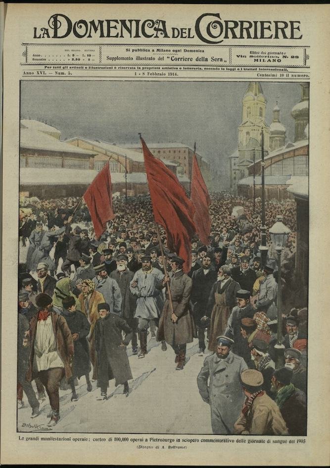 LA DOMENICA DEL CORRIERE. 1 - 8 Febbraio 1914. Anno …