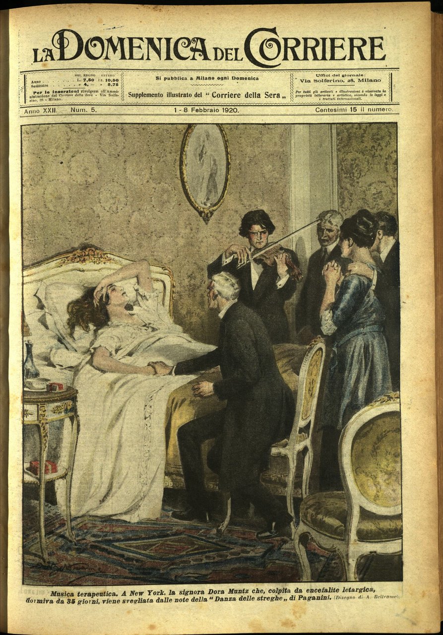 LA DOMENICA DEL CORRIERE. 1 - 8 Febbraio 1920. Anno …