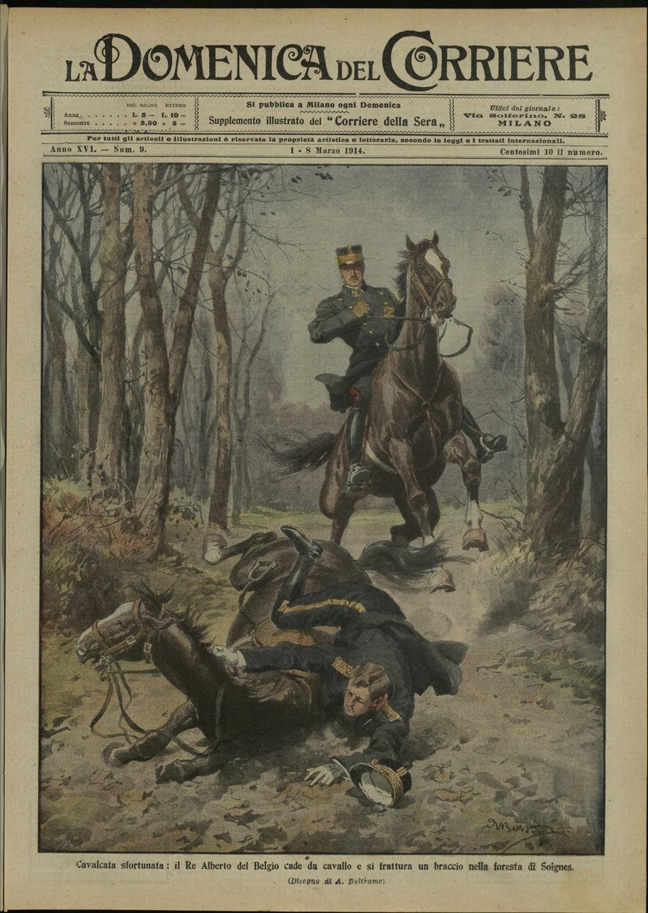LA DOMENICA DEL CORRIERE 1 - 8 Marzo 1914 Anno … | Immagine principale