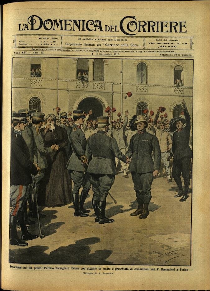 LA DOMENICA DEL CORRIERE. 1 - 8 settembre 1912. Anno …