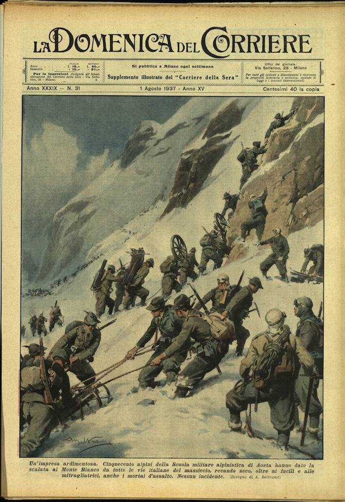 LA DOMENICA DEL CORRIERE 1 agosto 1937 Anno XXXIX - … | Immagine principale