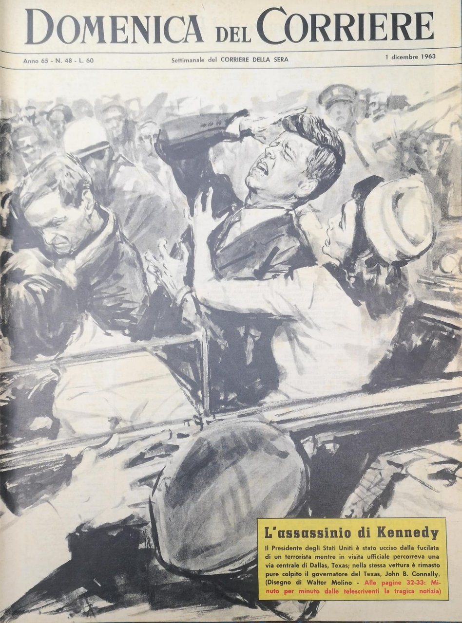 LA DOMENICA DEL CORRIERE 1 Dicembre 1963 Anno 65 - … | Immagine principale