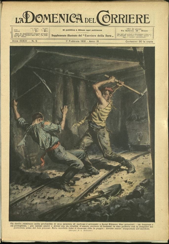 LA DOMENICA DEL CORRIERE 1 Febbraio 1931 Anno XXXIII - … | Immagine principale