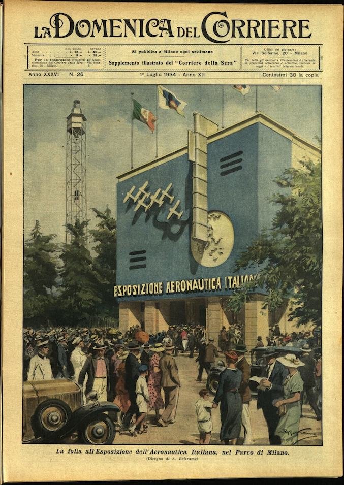 LA DOMENICA DEL CORRIERE 1 luglio 1934 Anno XXXVI - … | Immagine principale