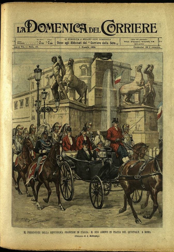 LA DOMENICA DEL CORRIERE. 1 Maggio 1904. Anno VI - …