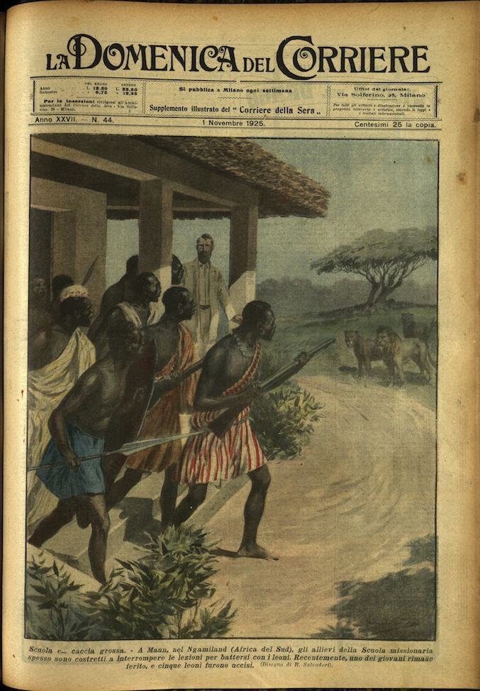 LA DOMENICA DEL CORRIERE 1 Novembre 1925 Anno XXVII - … | Immagine principale