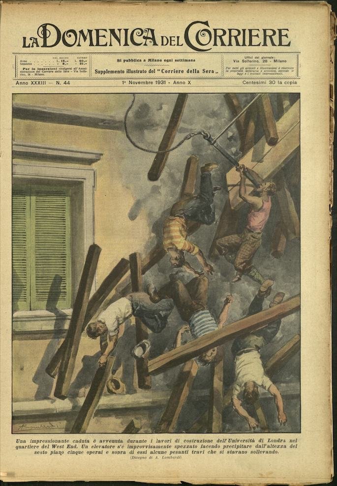 LA DOMENICA DEL CORRIERE 1 novembre 1931 Anno XXXIII - … | Immagine principale