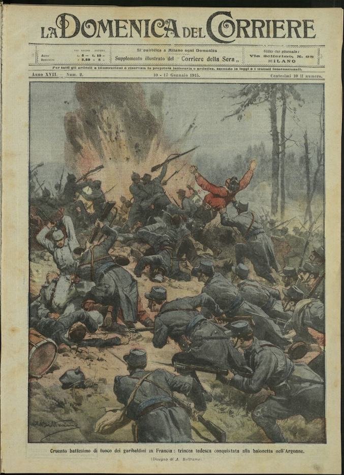 LA DOMENICA DEL CORRIERE. 10 - 17 gennaio 1915. Anno …