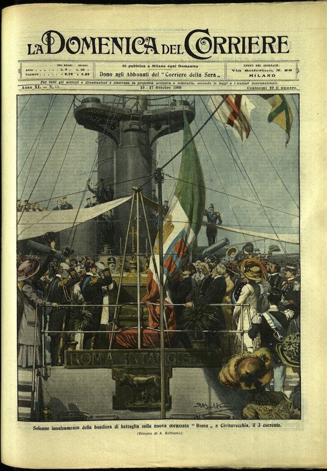 LA DOMENICA DEL CORRIERE 10 - 17 Ottobre 1909 Anno … | Immagine principale
