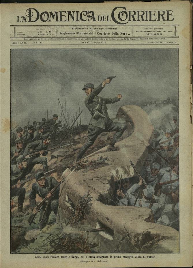 LA DOMENICA DEL CORRIERE. 10 - 17 Ottobre 1915. Anno …