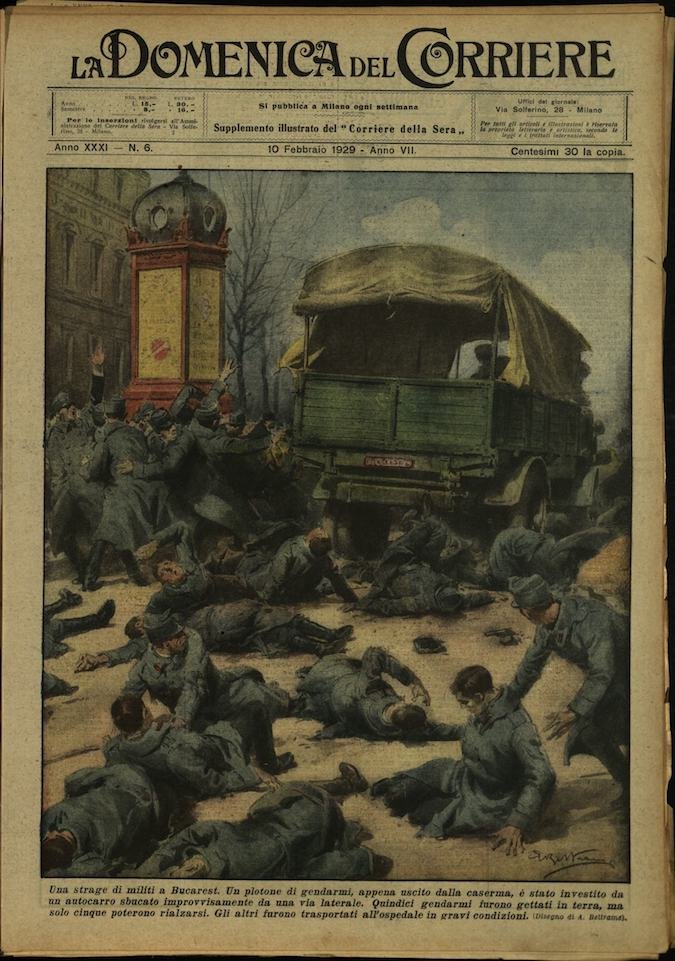 LA DOMENICA DEL CORRIERE 10 febbraio 1929 Anno XXXI - … | Immagine principale